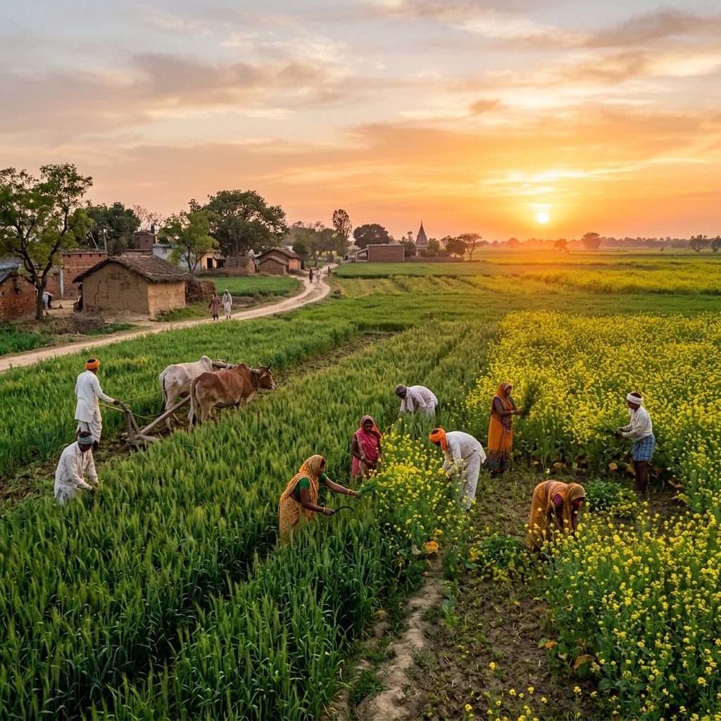 Agriculture Fields Gangauli