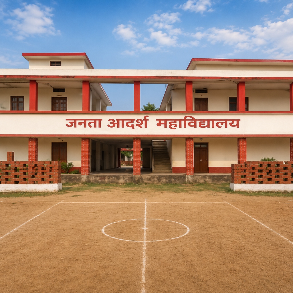 जनता आदर्श महाविद्यालय मकसूदनपुर गंगौली