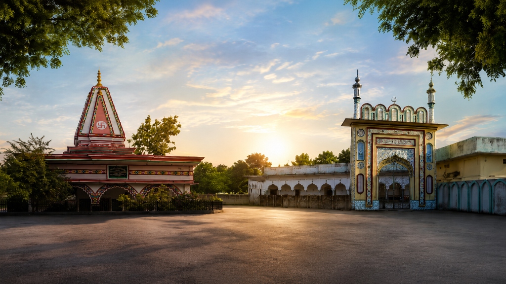 Temple and Mosque — Communal Harmony of Gangauli